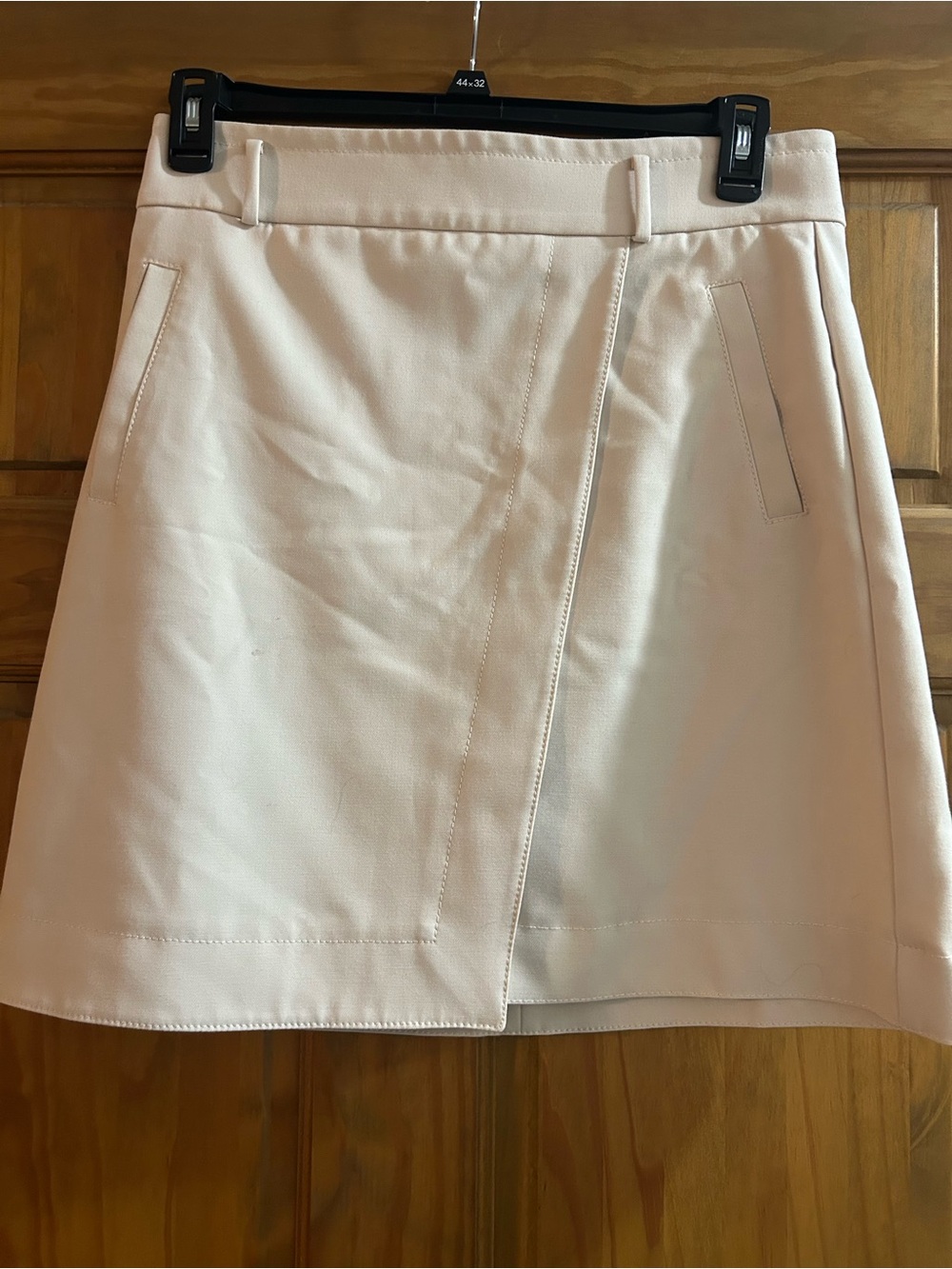 Classic Ann Taylor Cream A-Line Skirt